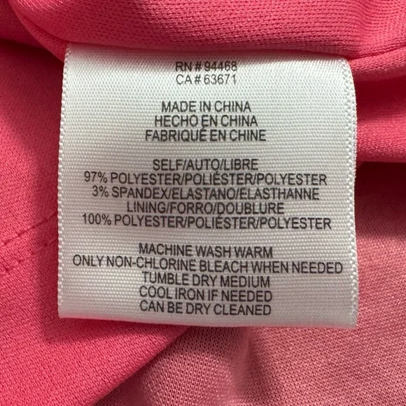 BCBG Paris Women’s Pink Ruffle Cocktail Mini Dress Size XS - Picture 9 of 10